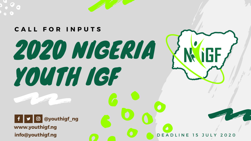 Call For Inputs 2020 Nigeria Youth IGF